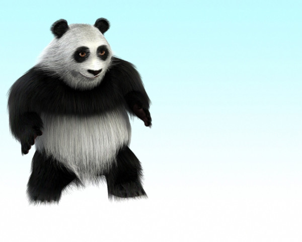 3dsmax panda bear - Panda bear by locoleon
